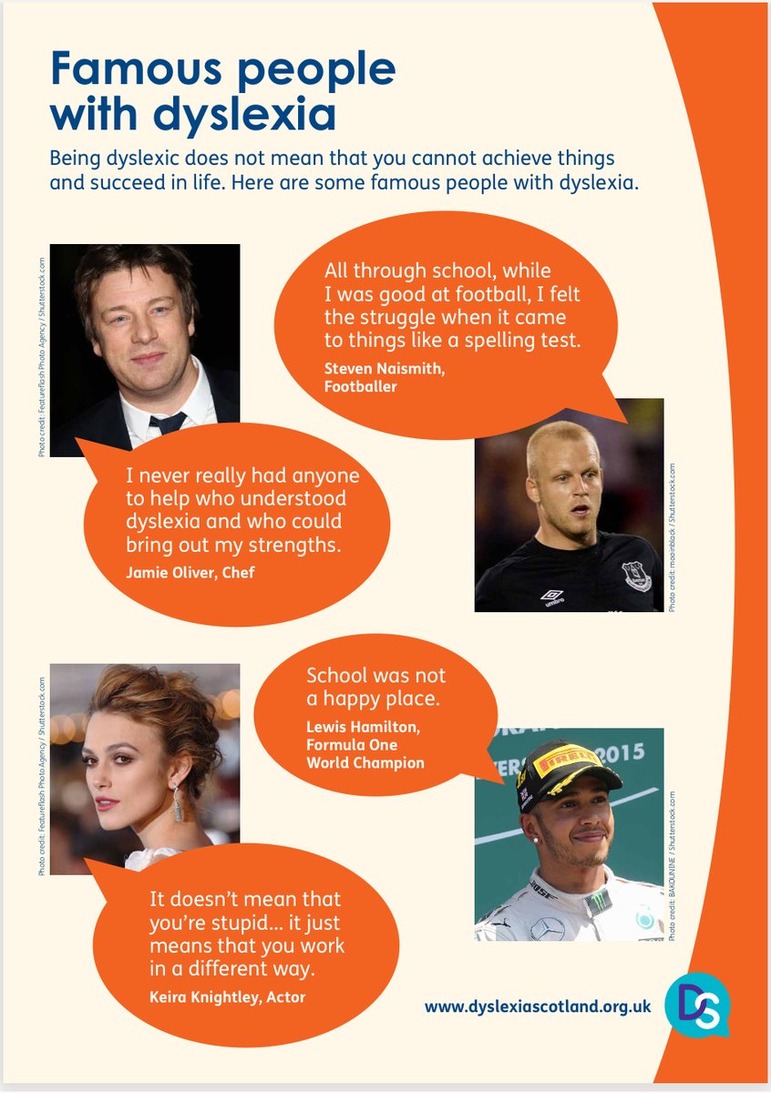 HillparkSec's tweet photo. Home challenge 2 🚨 you would be surprised at the famous people who are dyslexic!! How many did you know?! #HillparkASL #homechallenges https://t.co/rR0KdqOV5P