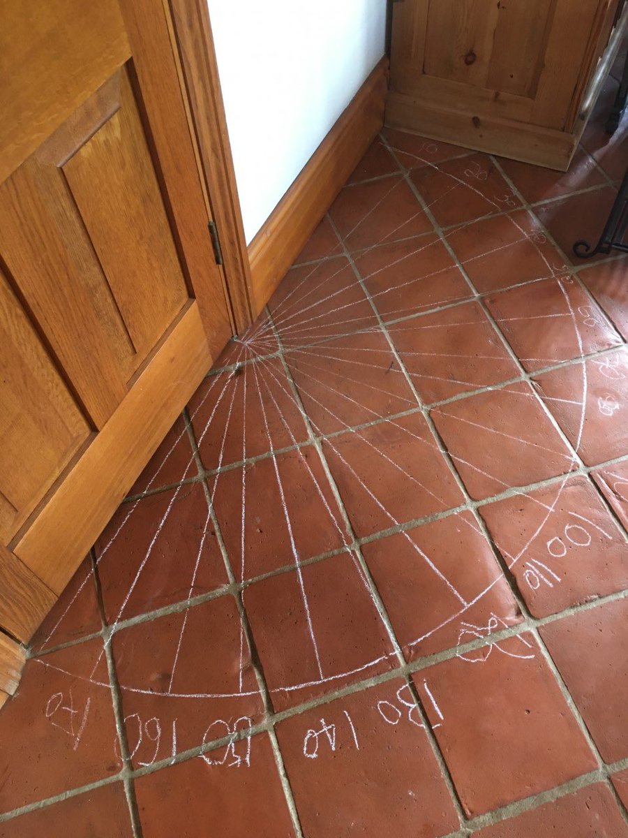SibfordLearning's tweet photo. Pupils made large protractors to demonstrate angles of door openings in their numeracy support session. So creative! #SibfordLearning https://t.co/Ke3lUsgnhs