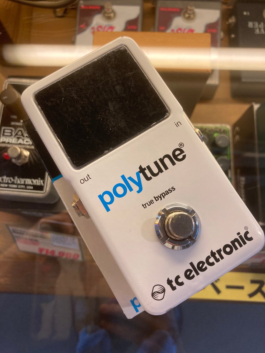 musicplant's tweet photo. 【つくば店】tc electronic/PolyTune 2が中古にて入荷!全ての弦を同時にチューニングできるポリフォニック・チューニングを採用。チューニングの手間を軽くしてくれるアイテムです!
#MP新着 #tcelectronic #polytune2 https://t.co/OyYdNMLVUh