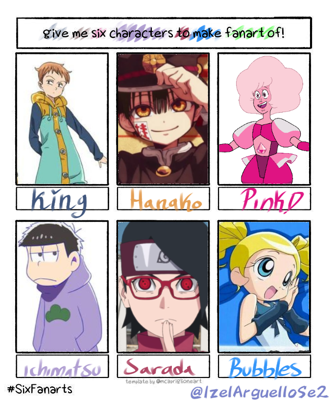 Izelarguellose2's tweet photo. 🐱 🏵 💙

#sixfanart #sixfanartchallenge #osomatsusan #ichimatsu #naruto #sarada #ppgz #bubbles https://t.co/2DceUld44V