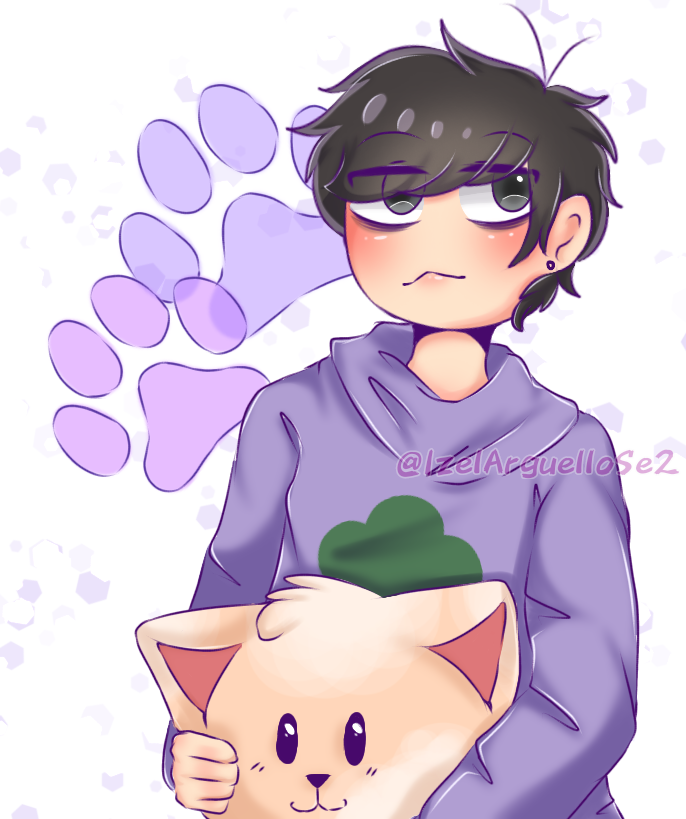 Izelarguellose2's tweet photo. 🐱 🏵 💙

#sixfanart #sixfanartchallenge #osomatsusan #ichimatsu #naruto #sarada #ppgz #bubbles https://t.co/2DceUld44V