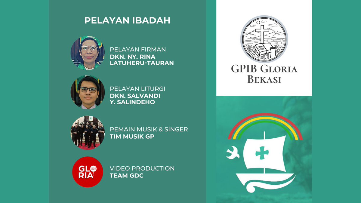 (GPIB Gloria) Ibadah Keluarga 24 Juni 2020 dengan PF. Dkn. Ny. Rina LATUHERU - TAURAN dan PL. Dkn. Salvandi Y. SALINDEHO tayang 19.30 WIB di youtu.be/T0kEJ39O5vU dan FB facebook.com/gpibgloria/vid…