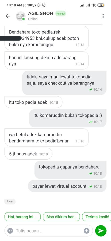 txtdarionlshop's tweet photo. komaruddin bendahara tokopedia https://t.co/FFByL5KcQH