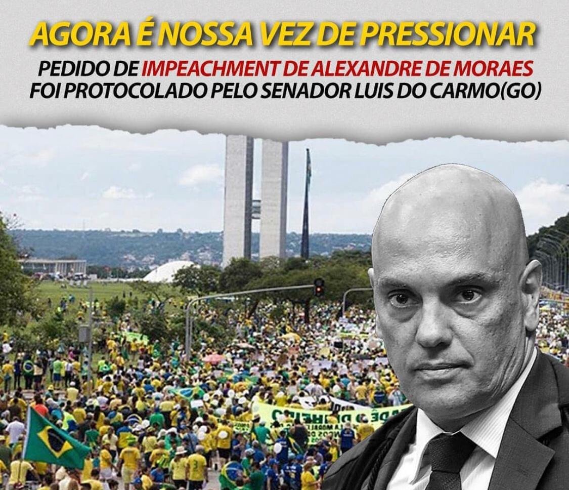 glaustring's tweet photo. @BolsonaroSP Presida é bom você soltar o "Verbo" pra cima do Ministro do STF Alexandre de Moraes! Ruja igual um Leão! Agora Iremos com toda a Força... Sinto Muito JB! Mas Chegou a Hora!! Destruiremos a "Alexandria"!
#ImpeachmentAlexandreDeMoraes 
#TodosContraAlexandredeMoraes https://t.co/6j9e30QE2D