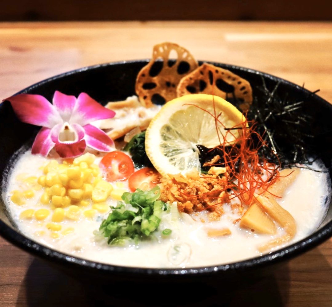 Yes, it is stunning, and they say you eat with your eyes.... this VEGAN dish will impress your stomach beyond imagination. 

Ramen Show
4215 Spring Mountain Rd 
Las Vegas, NV 89102

☎️ 702-445-6343

Business Hours: 12:00PM to 12:00AM

#ramen #chinatown #japanesefood #vegan