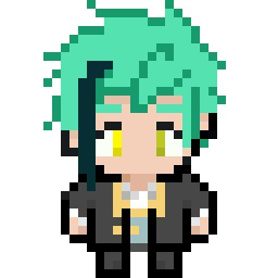 ツイステ 寮 ドット絵フロイドの服無理なんだけど あおびのイラスト