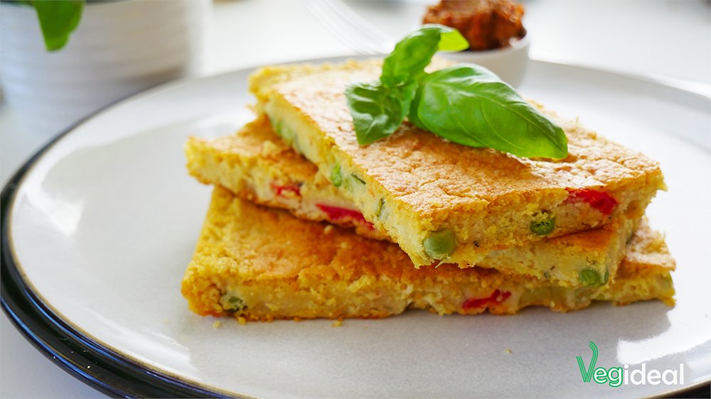 Oven baked chickpea flour frittata with aquafaba and vegetables 💚🌏🌿#vegan #veganfortheplanet #veganfortheanimals #plantbased #climatechange #ethicalvegan #savetheplanet #govegan #veganrecipe #chickpeaflour #veganfrittata youtu.be/1nuQtM2Fwqs