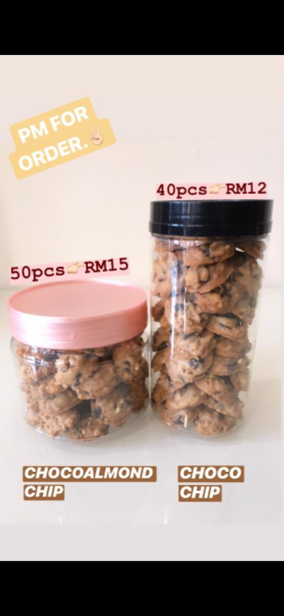 qaffgzan's tweet photo. Hey all. I have received overwhelmed request. I will stop the application at the moment and will come back soon once we need some more.

Maybe you can have the choco chip cookies while waiting. Open for order. https://t.co/EDfij9RG8U