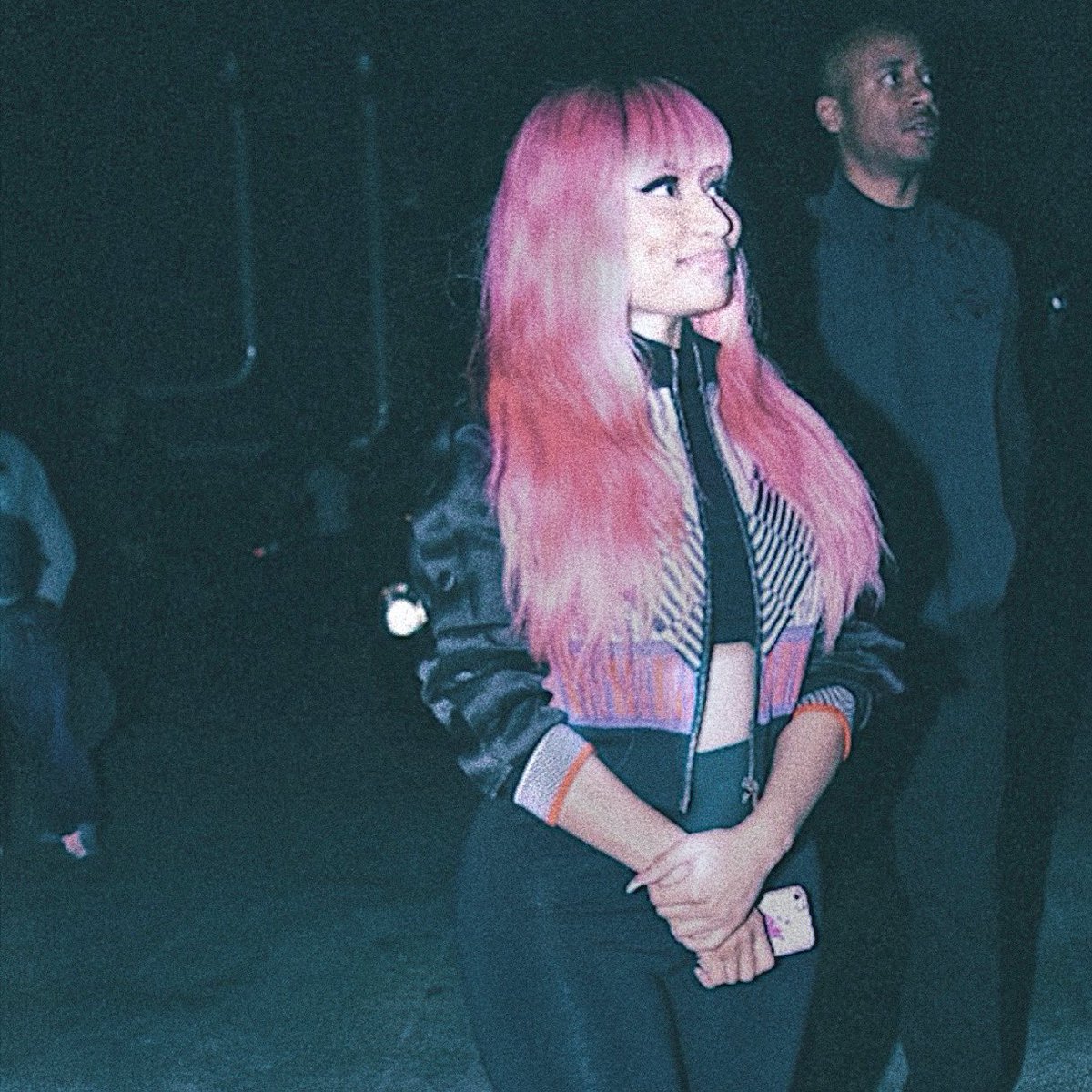 200303- Mentor and close sunbae Nicki Minaj visits Kim Junmyeon on the filming set of his solo debut music video, ‘사랑, 하자 (Let’s Love)’ #SUHO    #수호    #사랑하자    @NICKIMINAJ