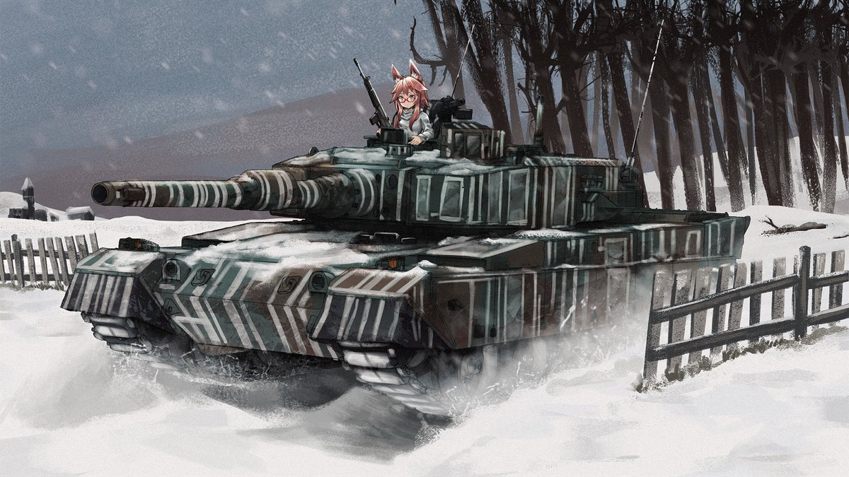 ouzan_b's tweet image. Type 90 commission! #90式戦車 #戦車 #Type90 #commissions