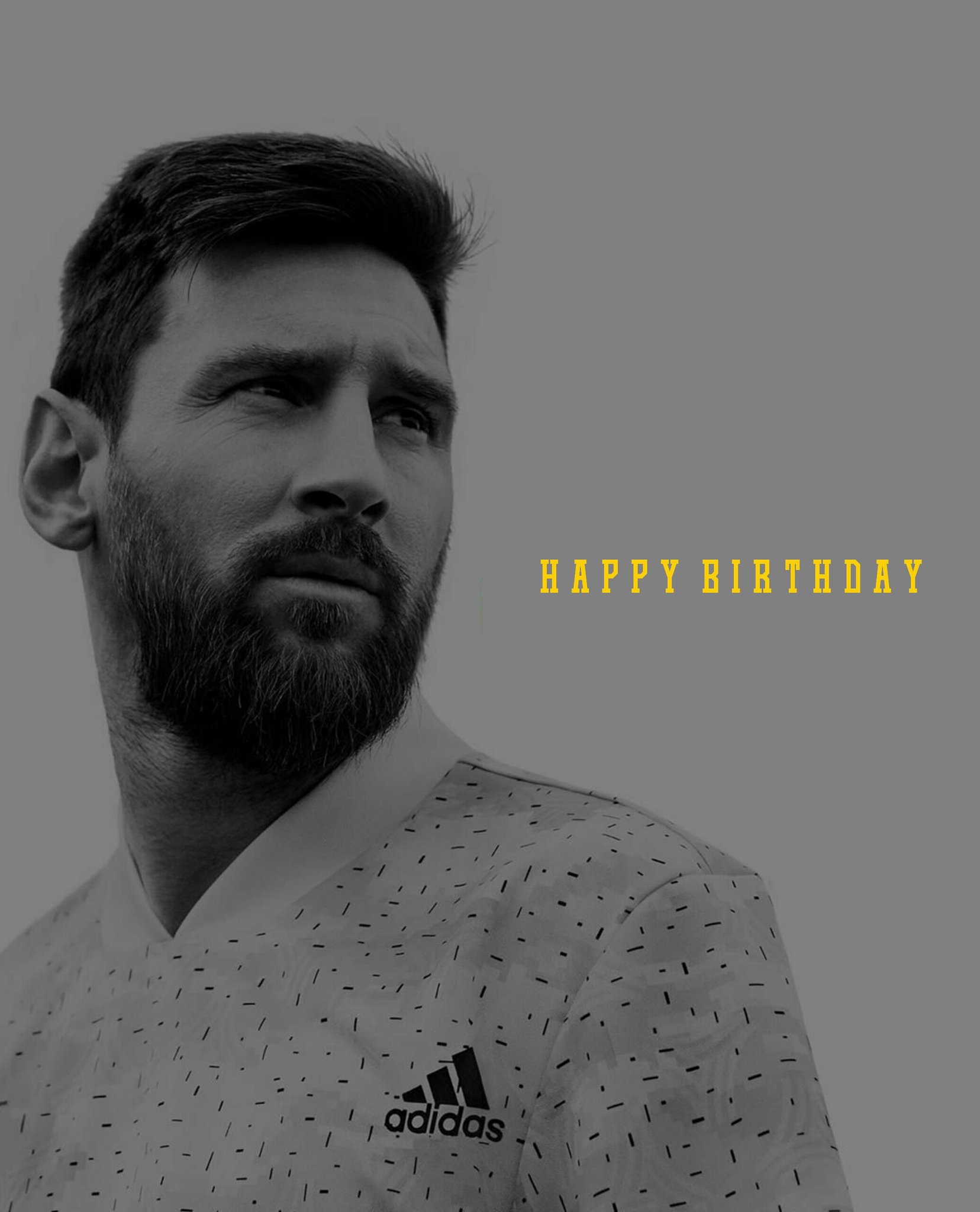 Happy birthday to the greatest footballer ever the legend Lionel Messi. 