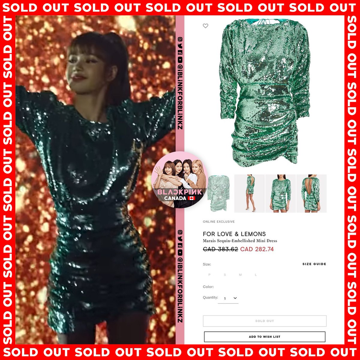 FORONLY7L97's tweet photo. ลิซ่าสมฉายา QUEEN OF SOLD OUT จริงๆนะ ยิ่งช่วงหลังๆ เสื้อผ้าที่ลิซ่าใส่ก็ sold out หลังลิซ่าใส่ปรากฏตัวไม่กี่นาทีเอง คือแบบ นี่แหละ QUEEN OF SOLD OUT! ในขณะเดียวกัน มันสื่อถึงว่าอิทธิพลด้านแฟชั่นของลิซ่ากำลังมีผลต่อผู้บริโภคมากขึ้นอย่างก้าวกระโดดเลยค่ะ 

#LALISA #LISA #BLACKPINK https://t.co/WlpELcU3rP