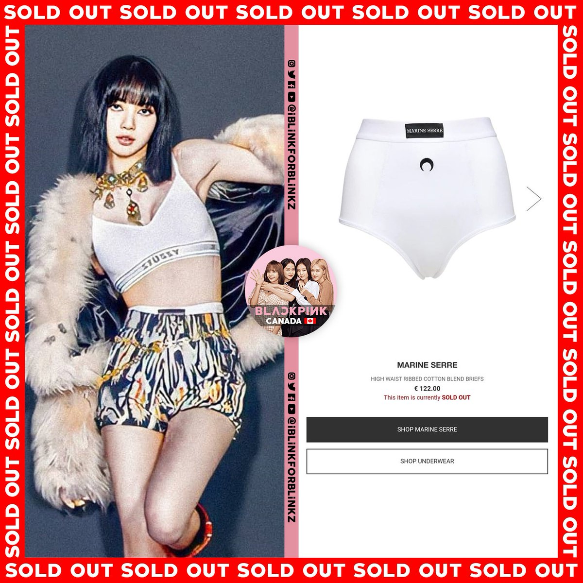 FORONLY7L97's tweet photo. ลิซ่าสมฉายา QUEEN OF SOLD OUT จริงๆนะ ยิ่งช่วงหลังๆ เสื้อผ้าที่ลิซ่าใส่ก็ sold out หลังลิซ่าใส่ปรากฏตัวไม่กี่นาทีเอง คือแบบ นี่แหละ QUEEN OF SOLD OUT! ในขณะเดียวกัน มันสื่อถึงว่าอิทธิพลด้านแฟชั่นของลิซ่ากำลังมีผลต่อผู้บริโภคมากขึ้นอย่างก้าวกระโดดเลยค่ะ 

#LALISA #LISA #BLACKPINK https://t.co/WlpELcU3rP