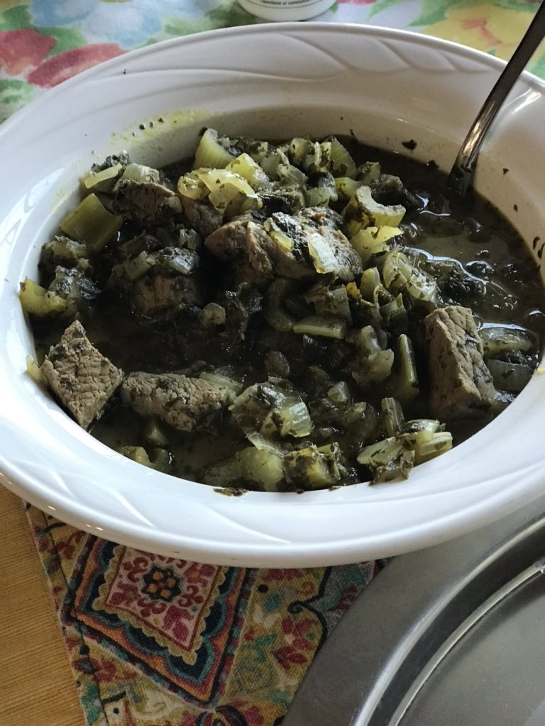 ArezouZarafshan's tweet photo. Nothing is quite like trying your #persian #Cooking skills and seeing success. #delicious #khoresht #karafs #yum #tadig #ItIsInMyBlood https://t.co/VHWcuQCvjE
