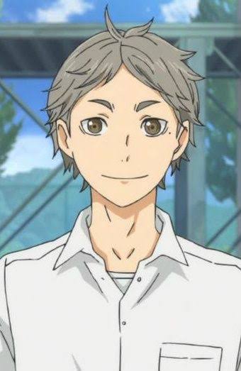  Sugawara Koushi - long cardigans would suit him!! - dark colored or grey cardigans would look nice on him ++ light colored top