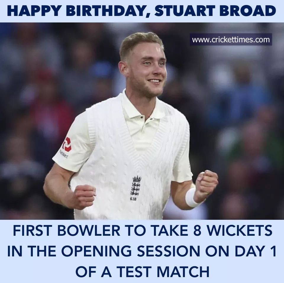 Happy Birthday, Stuart Broad  