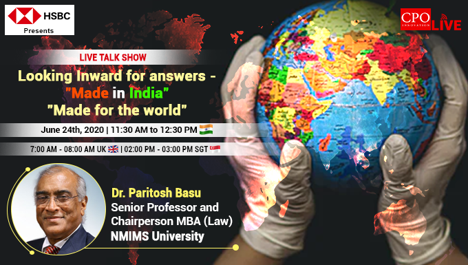 talks10live's tweet photo. Meet Dr.@paritoshbasu, Senior Professor and Chairperson MBA (Law), @nmims_india who would be speaking today at #CPOLIVE talk show on Looking Inward for answers – “Made in India” – “Made for the World”.
Join him at 11:30 AM on Youtube.
Visit here: https://t.co/mAikgVMQrb #business https://t.co/687VKBljnR