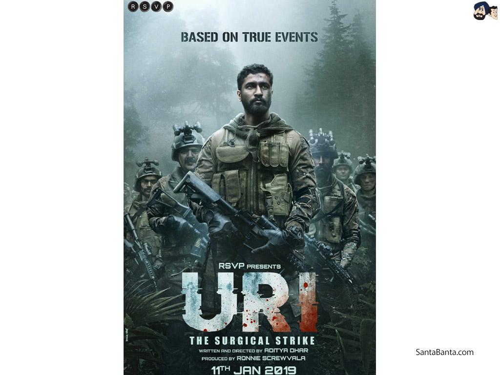 URI THE SURGICAL STRIKE(HINDI)-பாகிஸ்தானால்,இந்தியா மீது நடத்தப்பட்ட மோசமான தாக்குதலில் ஒன்று.செப்டம்பர்,2016 தூங்கி கொண்டுருந்த இந்திய வீரர்கள் மீது நடந்த தாக்குதல்.இதற்கு பழிதீர்க்க இந்தியா ராணுவம் அதிரடி தாக்குதல் செய்தது.ராணுவ பின்னணியில் நேர்த்தியாக உருவான படம்.