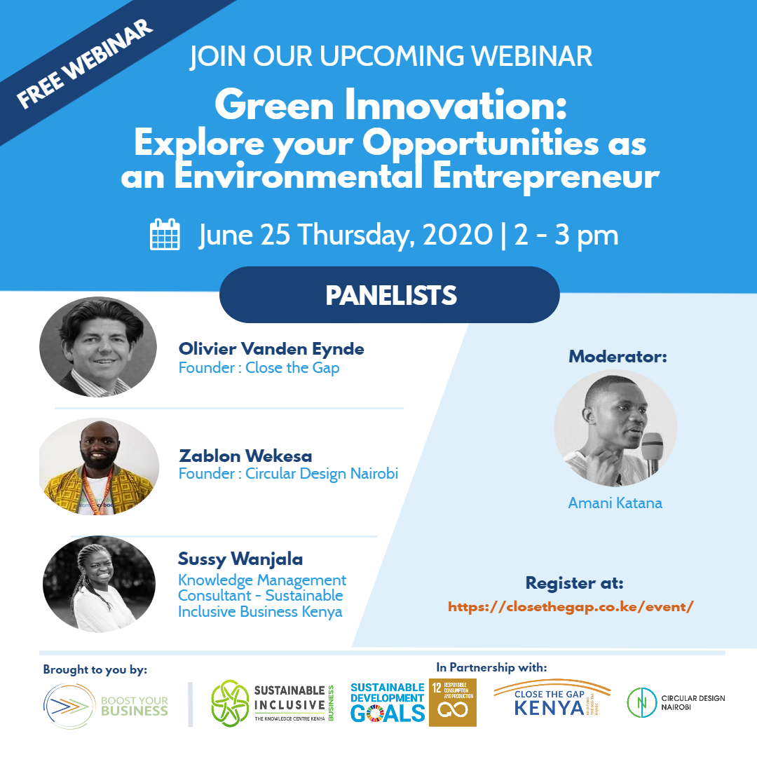 Garb Tech (@garb_tech) on Twitter photo Join our Founder and CEO <a href="/amani_katana/">Amani Katana</a>, tomorrow at 2PM, as he moderates a webinar on Green Innovation. The session will explore opportunies for enviropreneurs & discuss how circular and green economy can be beneficial both environmentally and financially. bit.ly/2Vcc2tA Join our Founder and CEO <a href="/amani_katana/">Amani Katana</a>, tomorrow at 2PM, as he moderates a webinar on Green Innovation. The session will explore opportunies for enviropreneurs & discuss how circular and green economy can be beneficial both environmentally and financially. bit.ly/2Vcc2tA