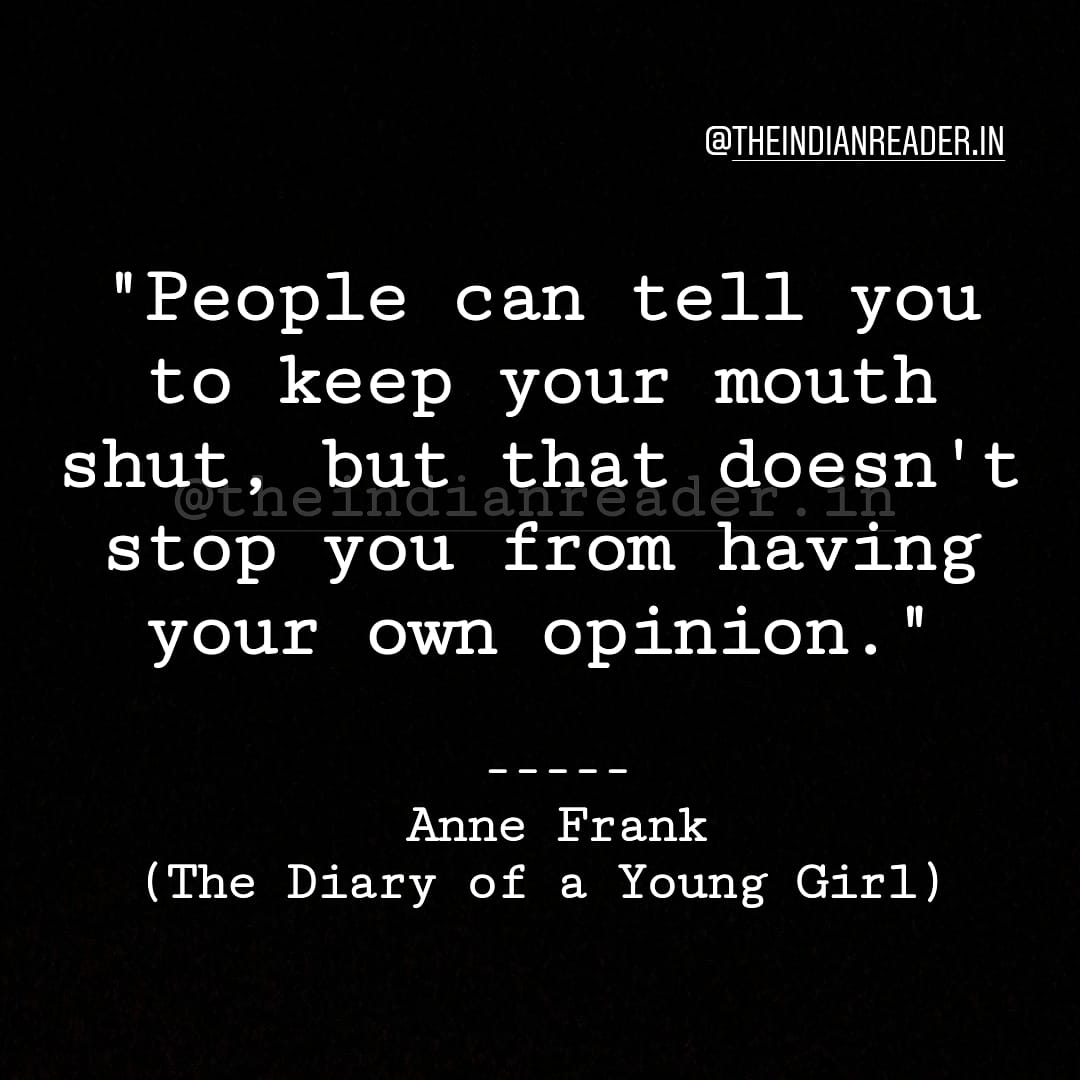 indianreader_in's tweet photo. Quote 33
Book: The Diary of a Young Girl
Author: Anne Frank  @annefrankhouse_official

https://t.co/bPxp6KYZGg

#book #quote #website #thediaryofayounggirl #annefrank #books #motivation #theindianreader #indian #indianauthor #poem #shortstory https://t.co/aJ2fUD1PXk