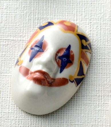 ️九谷結窯 九谷焼 ガッチャン 狐面 キツネ面 きつね面