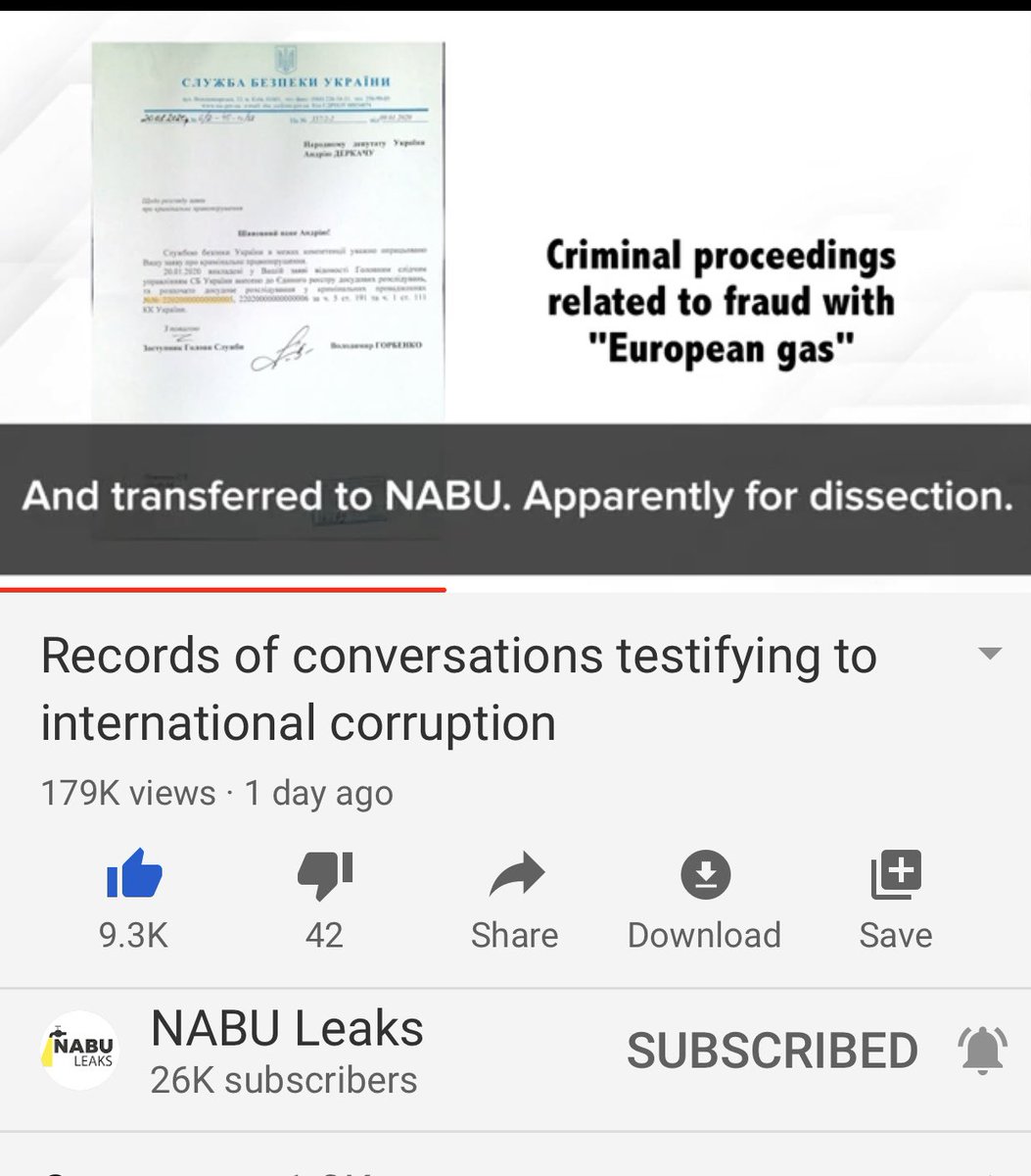 This details how the case was transferred from the Security Service to NABU....