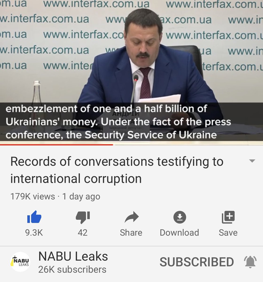 This details how the case was transferred from the Security Service to NABU....