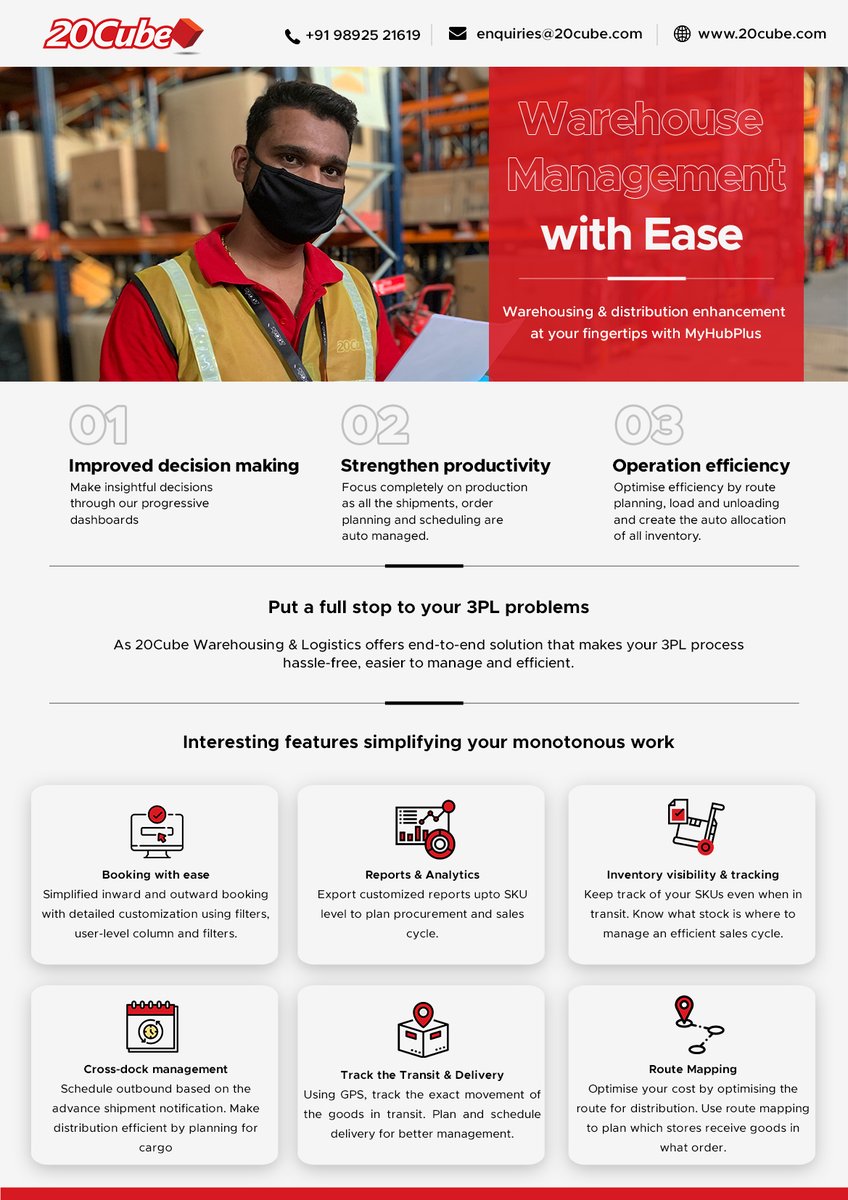 20CubeGroup's tweet image. #Myhubplus #warehousemanagement #warehouse #collaborativeplatform #20cube