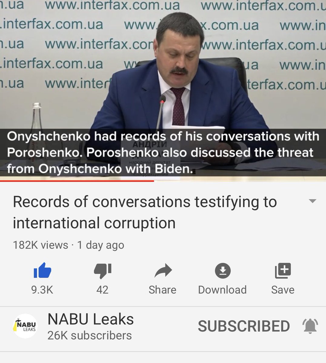 The prosecutor then tells us that Onyshchenko is Poroshenkos partner in crime and helps bribe members of Parliament but turns out Mr O can’t be trusted either and Poroshenko shared this with Biden. Last point: this is all illegal acts by Poroshenko