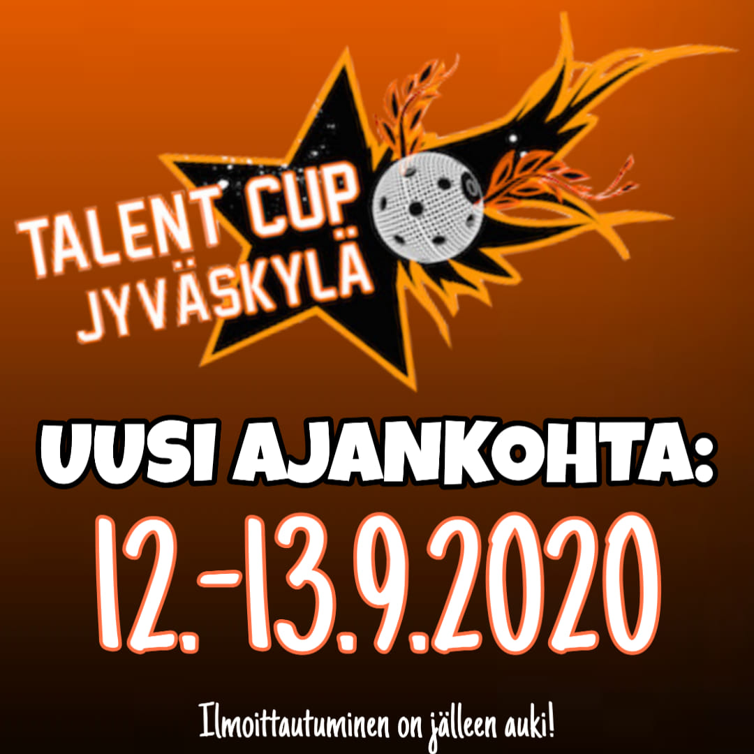 Talent Cup pelataan syyskuussa! 🔥🔥🔥

Uudeksi ajankohdaksi valikoitui 12.-13.9.2020.
Turnaus on G-C junioreille!

Ilmoittautuminen on jälleen avattu 👇
talentcup2020.torneopal.fi

#Salibandy #Jyväskylä #Talentcup
