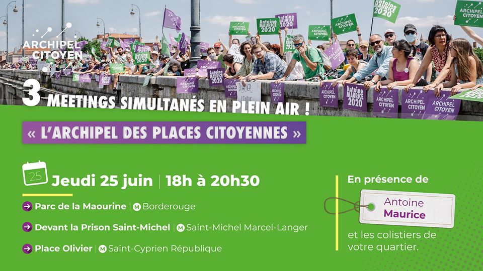 🗣️ Et si on parlait politique dans l'espace public à #Toulouse ? 

Retrouvez demain <a href="/AntoineMaurice/">Antoine Maurice</a> et ses colistières et colistiers sur la place de votre choix ⬇️⬇️⬇️

🔰Ici commence une autre ville🔰