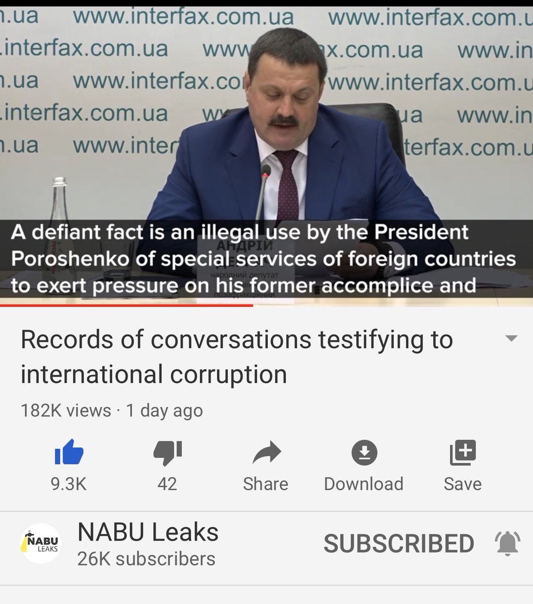 Added the last two screenshots with this because it really tells the story about how Poroshenko was using a foreign gov to put pressure on his former accomplice and the ppl of Ukraine and then another call is played. See next tweet