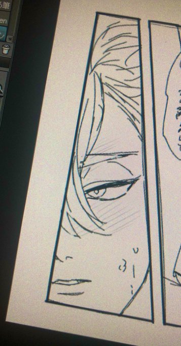 ラフで好きな顔描けるとうれヂ-? 