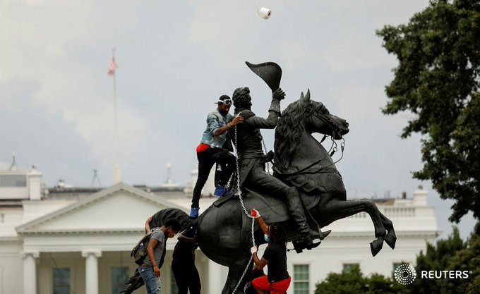 Andrew Jackson, 7th President of the United States. Served as a general in the United States Army and as a statesman in both houses of the U.S. Congress. As president, Jackson sought to advance the rights of the common man against a corrupt aristocracy.