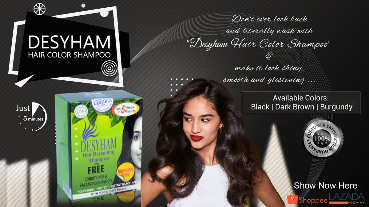 Desyham1's tweet photo. Color your hair in just 5 mins without anyone's help😍. Desyham Hair Color Shampoo made your hair coloring easy🤩. Don't use dyes and it makes your life harder😇. Now switch to Desyham and love coloring 👸your grey hairs.

#Desyham #HairColorShampoo #BlackHair #EasyHairColoring https://t.co/Z5rl2PFu9p