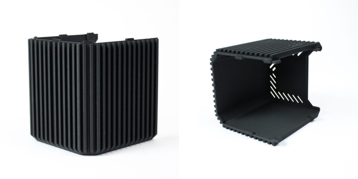 ColorFabb's tweet photo. PA-CF Low Warp is a one of a kind polyamide #3Dprinting filament with the ability to print nearly warp free on non-heated build platforms. It's less sensitive to moisture then most other nylon filaments available in the market: https://t.co/JxYkcJZpdJ https://t.co/weZc19NA9Q