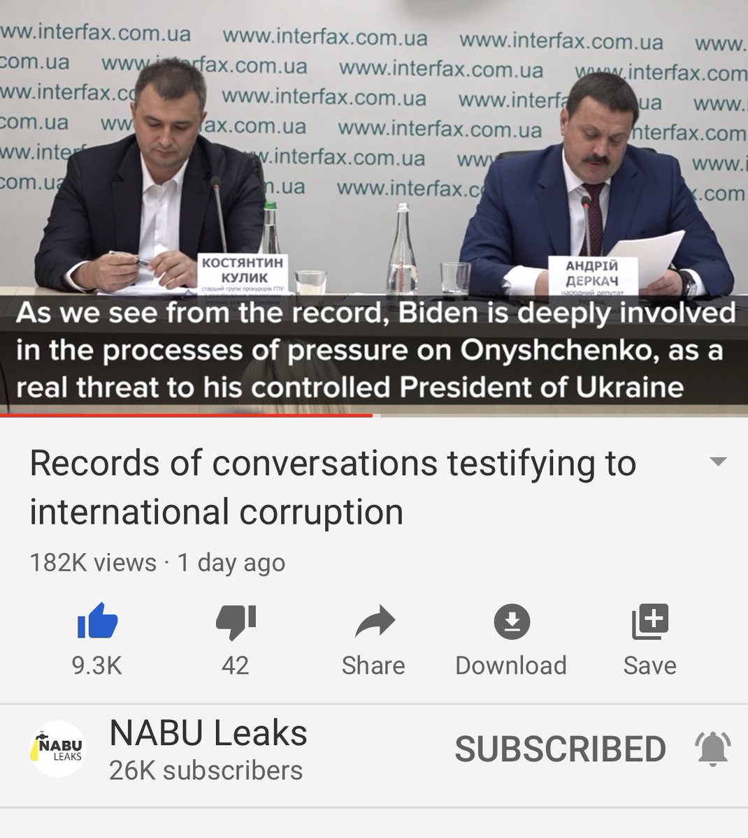 Investigators sum up the call, pointing out that Onyshchenko is a threat becuz he’s not controlled by Biden as Poroshenko is and Mr O is also a gas competitor. Biden’s henchman Arseniy is confirmed and he’s not just some independent biz man.
