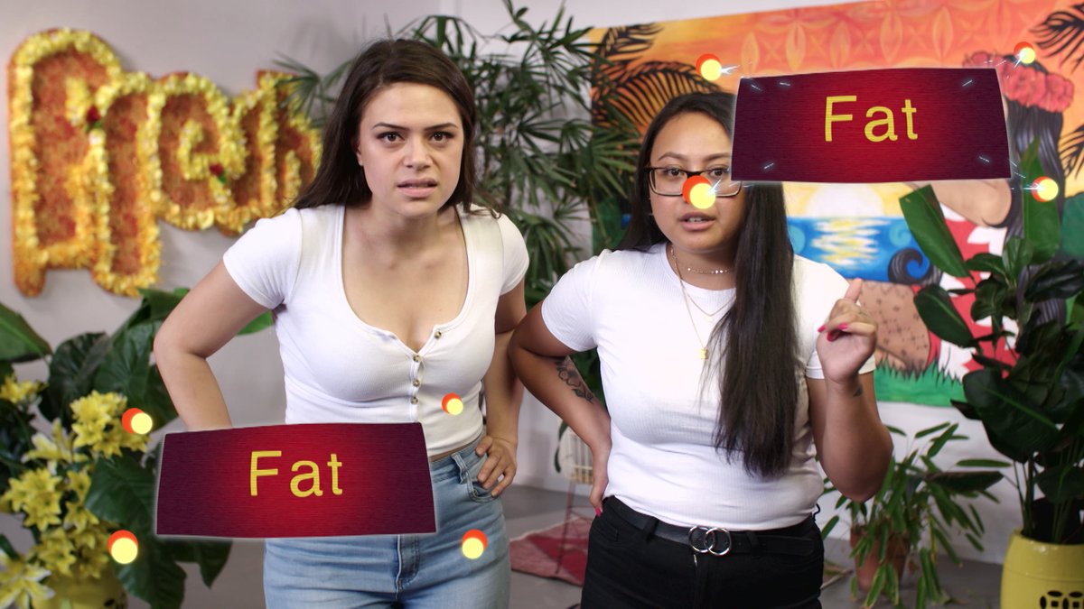 FreshTV2's tweet image. Young @disciplepati &amp;amp; @desticles8 are back with more brown girl tips this Saturday.
They talk you through how to deal with aunties who fat shame you at ko'oga'i 🤣  
10am on TVNZ 2
#FreshTips
