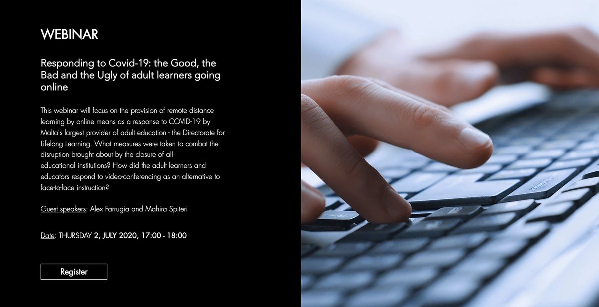 Responding to Covid-19: the Good, the Bad and the Ugly of adult learners going online: epale.ec.europa.eu/en/node/155352