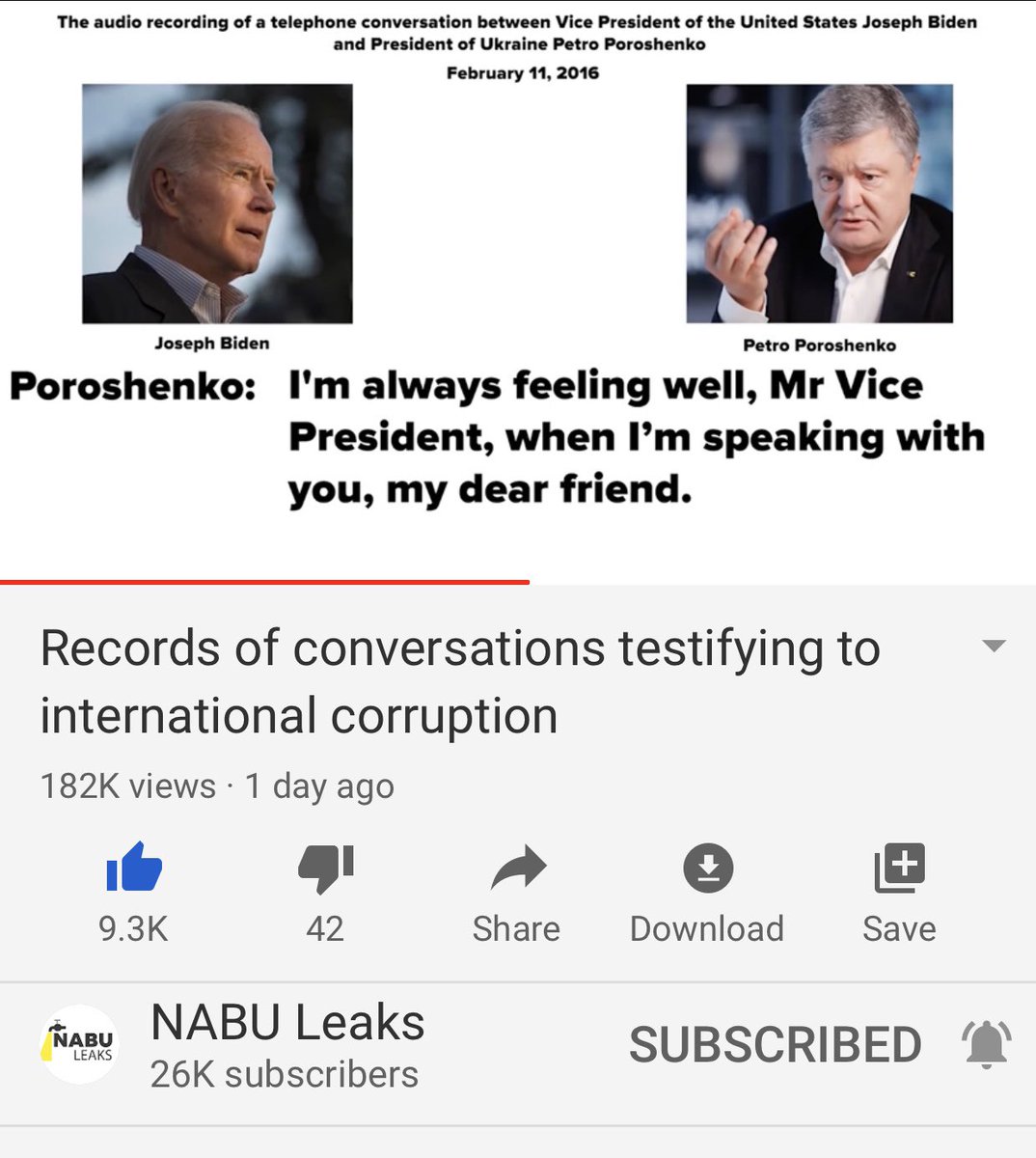 So this is 2/2016 call between Biden and Poroshenko and Biden is oddly stumping for the Ukraine PM, Arseniy, who’s worried about losing immunity