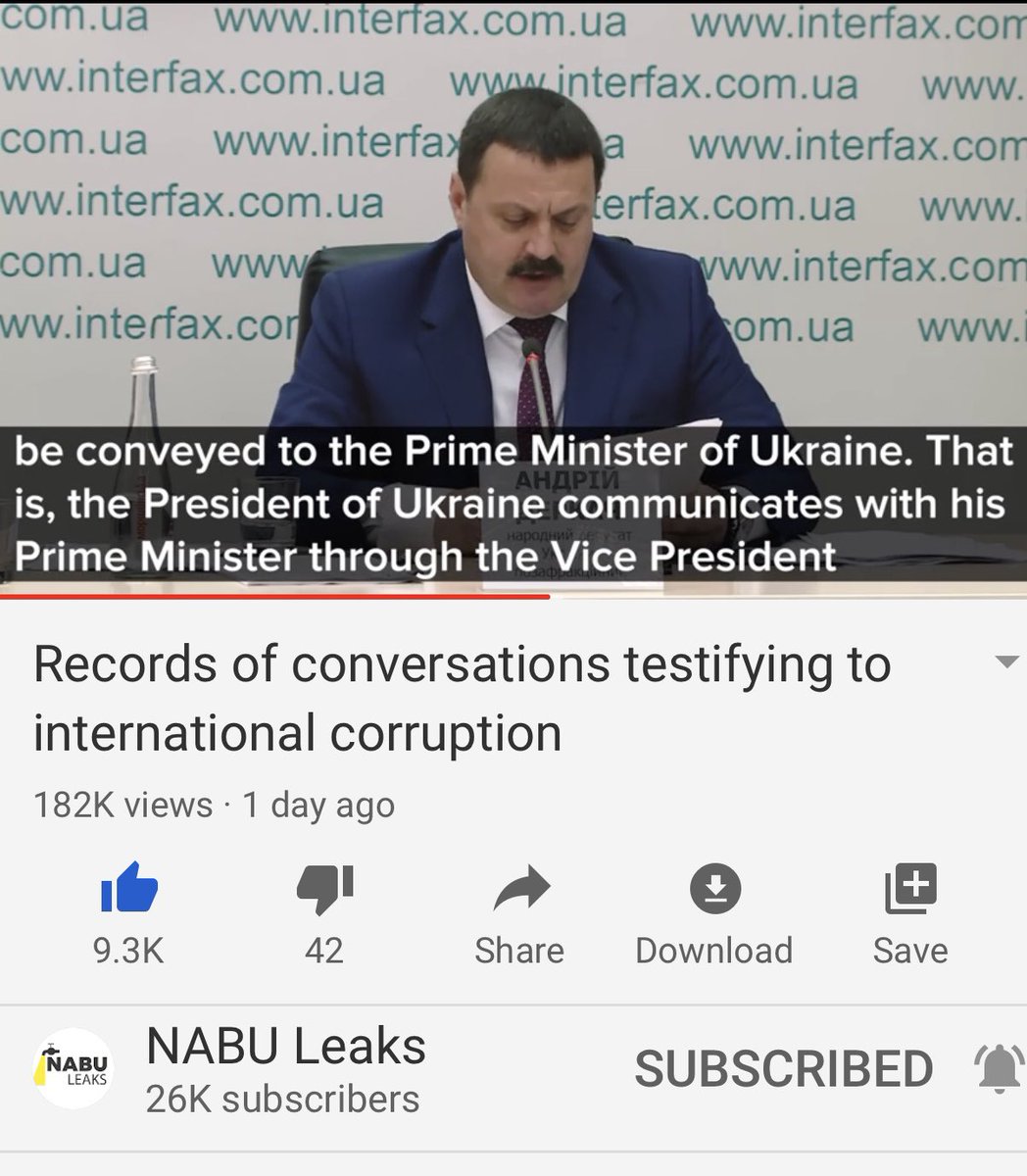 Prosecutor says that the US VP should not be stumping for the PM of Ukraine as it’s not his place and then he’s playing another convo. Poroshenko and Biden sure speak often don’t they?