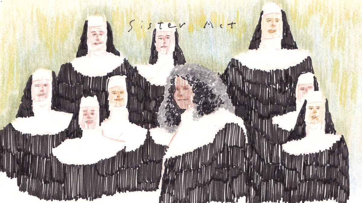 ウラシマ リー 天使にラブソングを 映画イラスト 映画鑑賞 Illustration イラスト ゆるいらくがき 一日一絵 87 ウラシマ リー 天使にラブソングを 映画イラスト 映画鑑賞 Illustration イラスト ゆるいらくがき 一日一絵 87