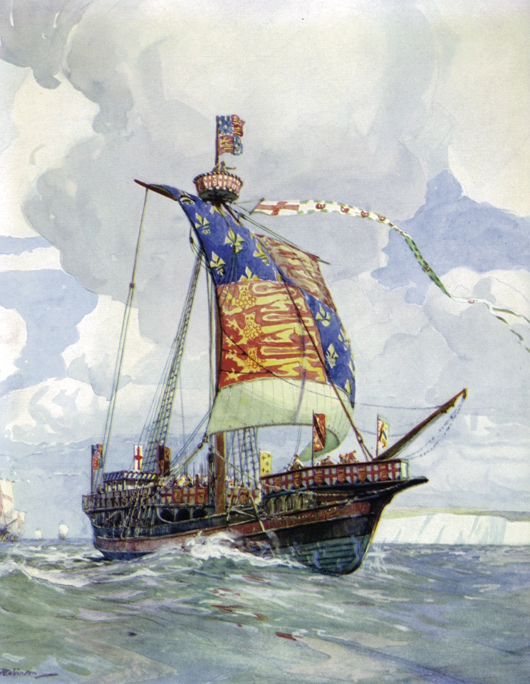 History_Chap's tweet photo. #OTD in 1340, the bloody Battle of #Sluys was fought.
An English invasion fleet of c.120-150 ships led by King Edward III defeated a French fleet of c.200 ships.
The French lost c.190 ships.
Sluys gave England control of the English Channel for most of the Hundred Years’ War. https://t.co/q2pA1fVjyA