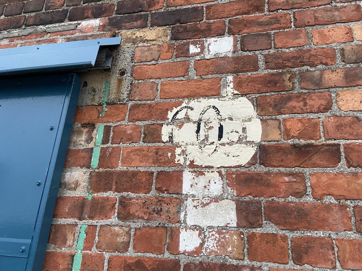 CO2 signs on a water pumping station in the <a href="/TitanicBelfast/">Titanic Belfast</a> area <a href="/ghostsigns/">Ghostsigns (Sam Roberts)</a> <a href="/SignsOfACity/">Signs of Belfast</a> #ghostsigns