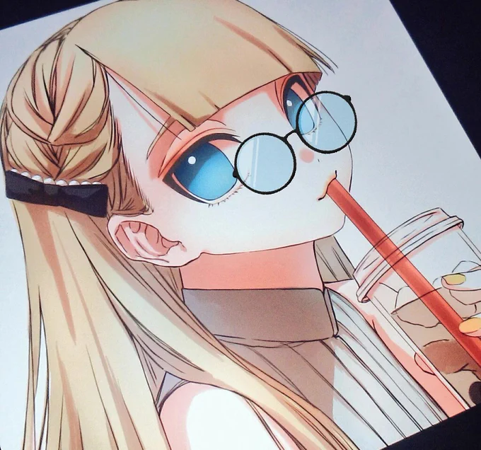 仕上げる前の、まだちょっと線の荒いくらいが一番好きで上手く完成させられないんですが…。 