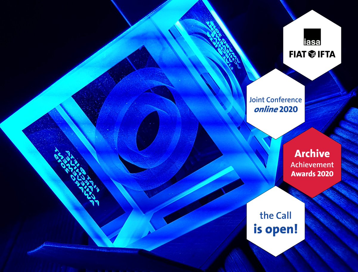 FIAT_IFTA's tweet photo. Would you like to give some extra exposure to a project you're especially proud of as an #AVarchivist? Are you / your archive a member of FIAT/IFTA or @iasa_web? Whether in preservation, media management or archival value and use, here's your chance:  https://t.co/pEyilDH3m3 https://t.co/RJt2Zs0v1u