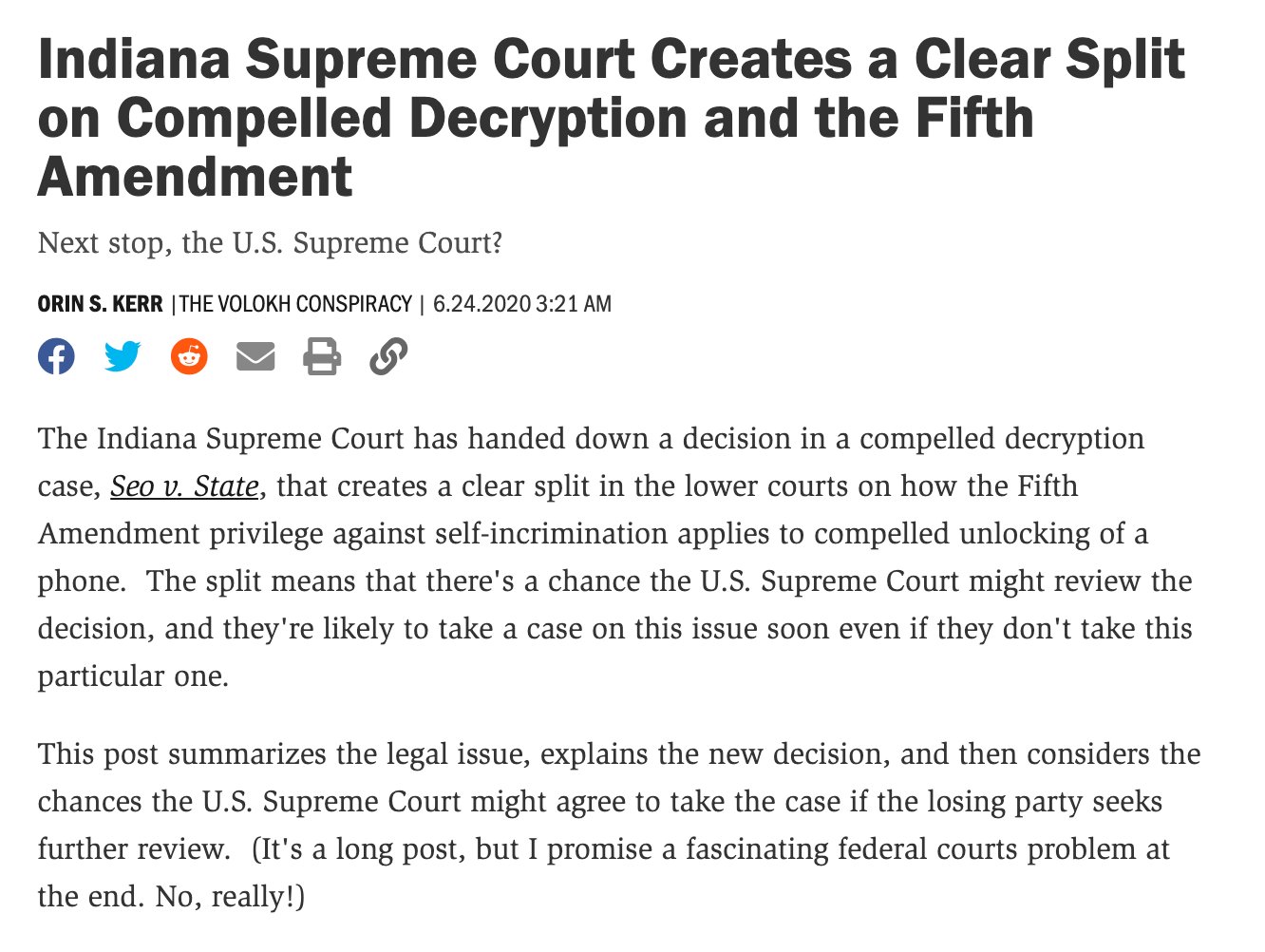 5th amendment supreme 2025 court cases