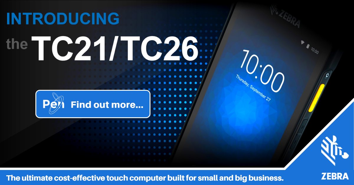 pen_mobile's tweet photo. Introducing the @ZebraTechnology TC21 &amp; TC26

The ultimate cost-effective touch computer built for small and big business!

Boost productivity &amp; increase performance  - Find out more:  https://t.co/6gbAOgWLlG

#zebratechnologies #tc21 #tc26 #retail #logistics #warehouse https://t.co/YruGi8JLGx