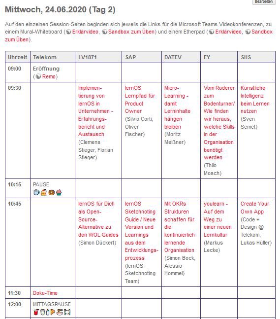 lukizzl's tweet image. Die Qual der Wahl und #FOMO bereits vorprogrammiert: 20 spannende Sessions beim #lernOS Allstars Camp 🙌🏼 #loscamp20

Freue mich auf lernOS im Unternehmen, #Sketchnoting, Guided Tour durchs #Darknet und digitale #Workshops 🚀