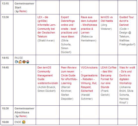 lukizzl's tweet image. Die Qual der Wahl und #FOMO bereits vorprogrammiert: 20 spannende Sessions beim #lernOS Allstars Camp 🙌🏼 #loscamp20

Freue mich auf lernOS im Unternehmen, #Sketchnoting, Guided Tour durchs #Darknet und digitale #Workshops 🚀